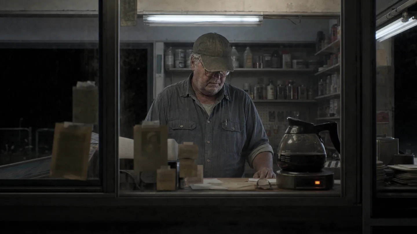 Sonny Kesler working behind the counter at Last Light
